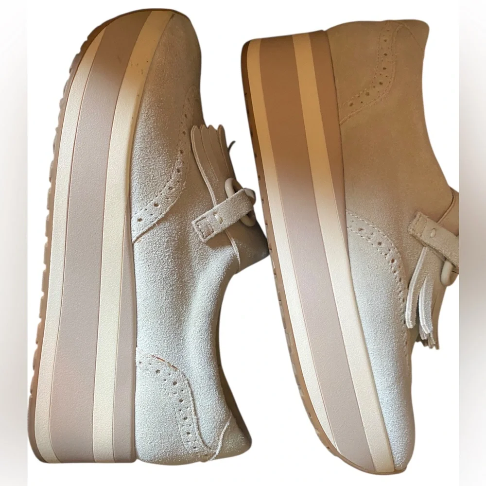 Dolce Vita Jhax Platform Loafer Sneaker Suede Size 8